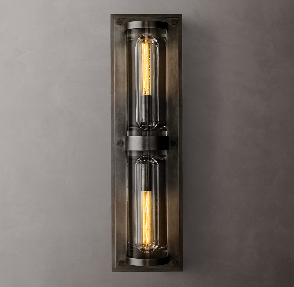 Outdoor K9 Crystal Linear Sconce