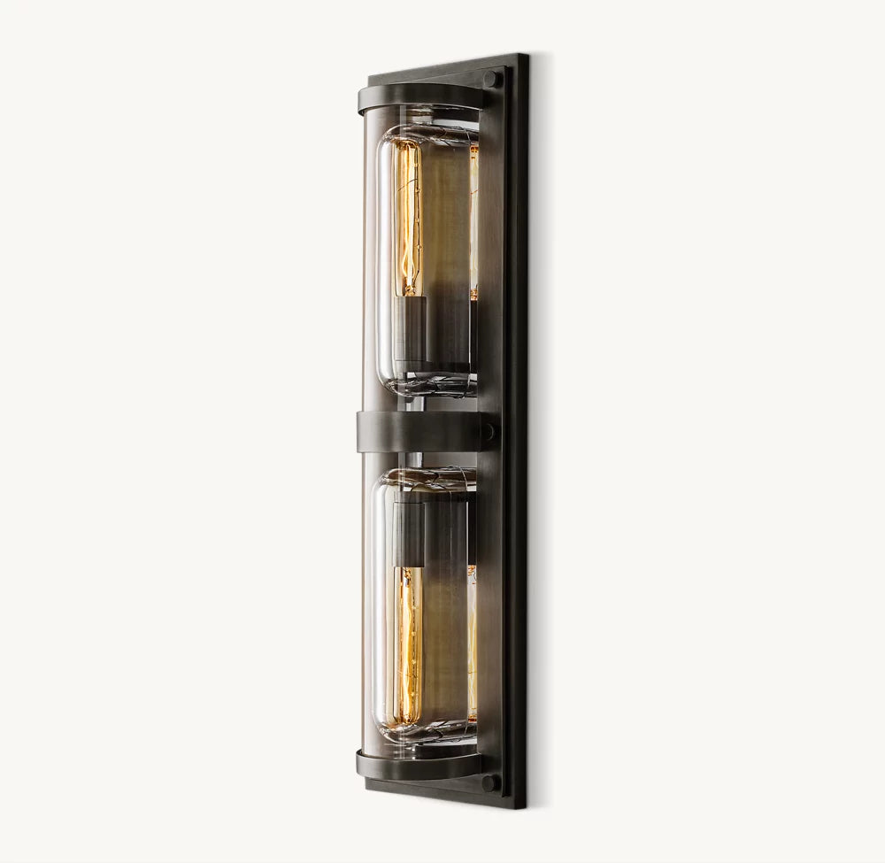 Outdoor K9 Crystal Linear Sconce