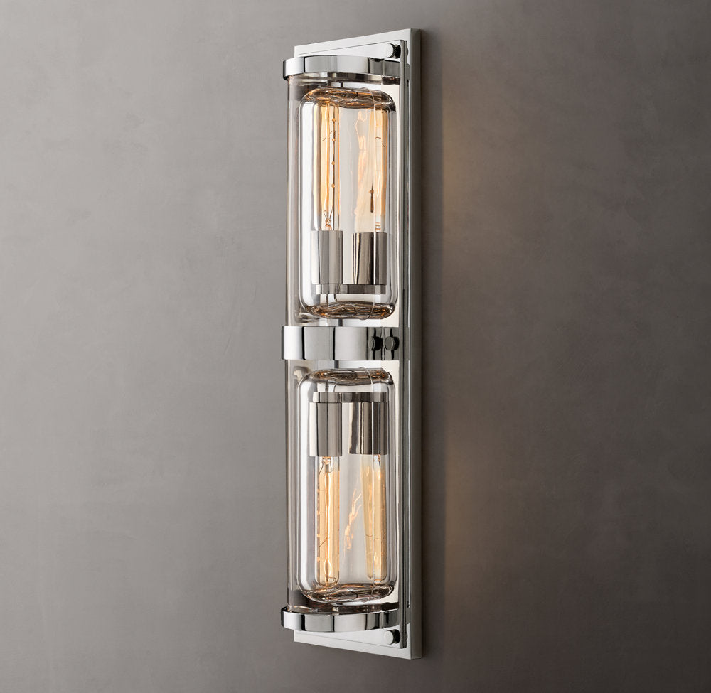 Outdoor K9 Crystal Linear Sconce