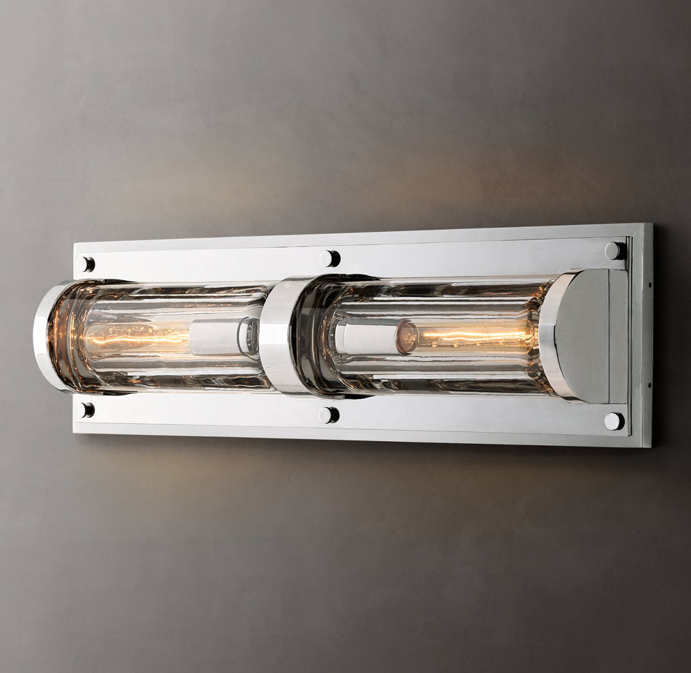 Outdoor K9 Crystal Linear Sconce