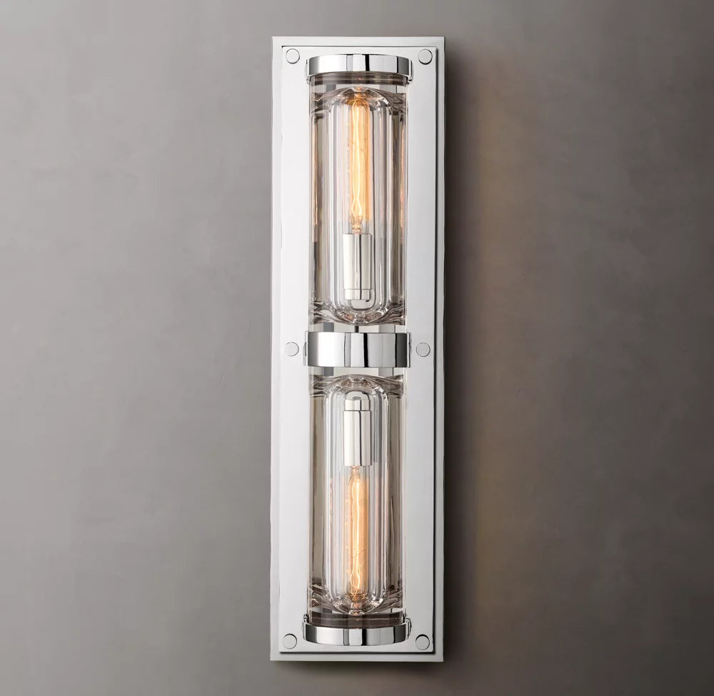 Outdoor K9 Crystal Linear Sconce
