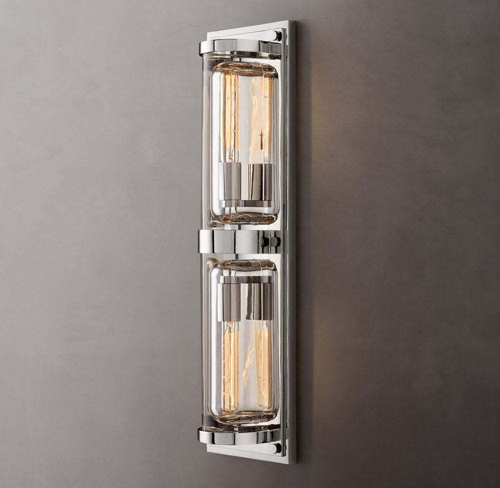 Outdoor K9 Crystal Linear Sconce