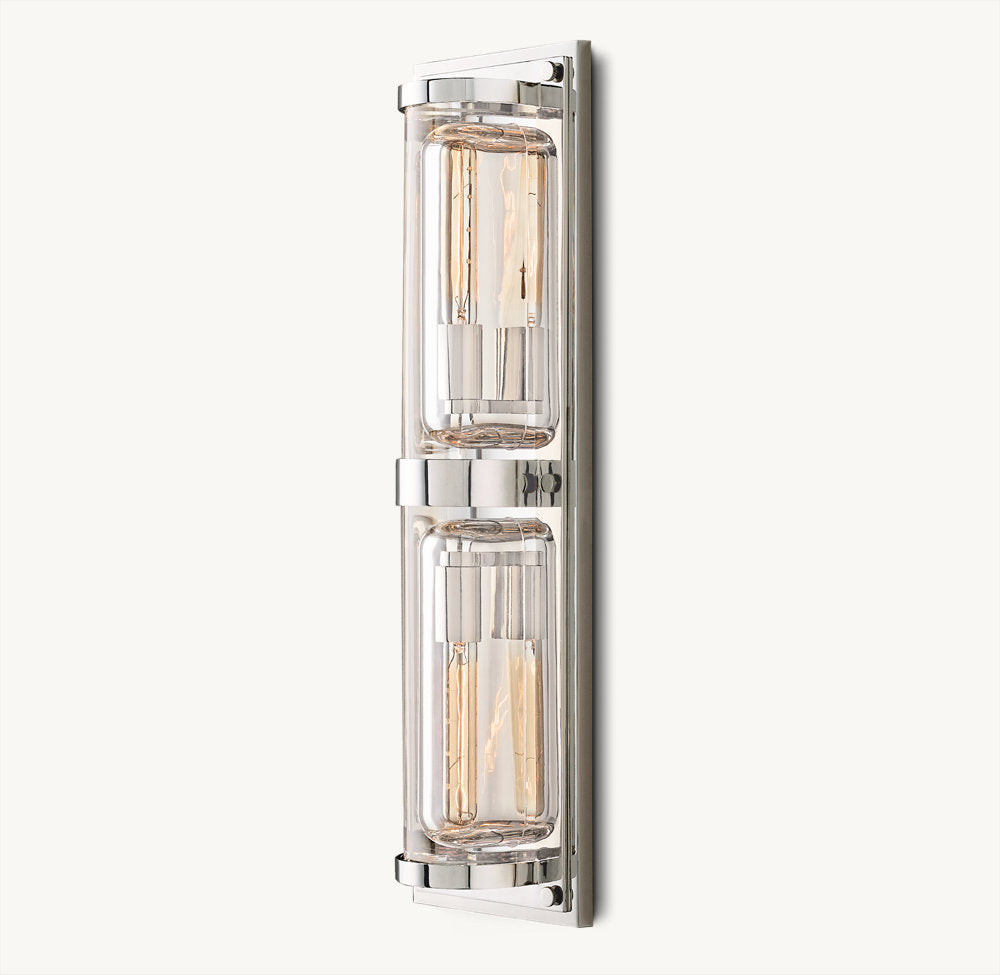 Outdoor K9 Crystal Linear Sconce