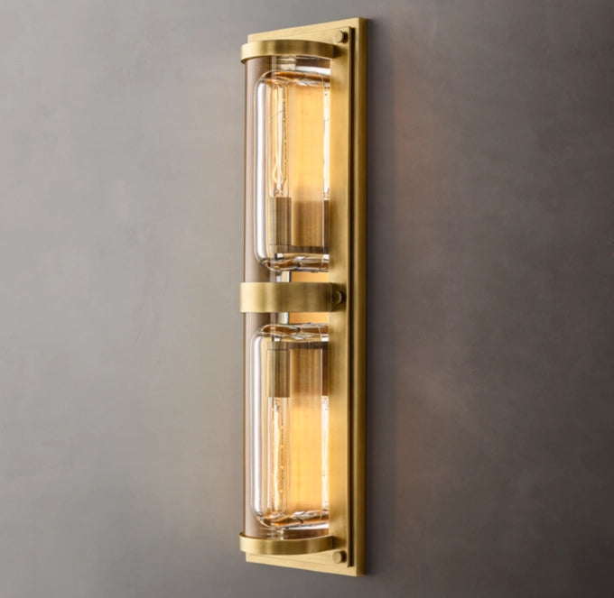 Outdoor K9 Crystal Linear Sconce