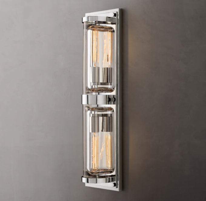 Outdoor K9 Crystal Linear Sconce