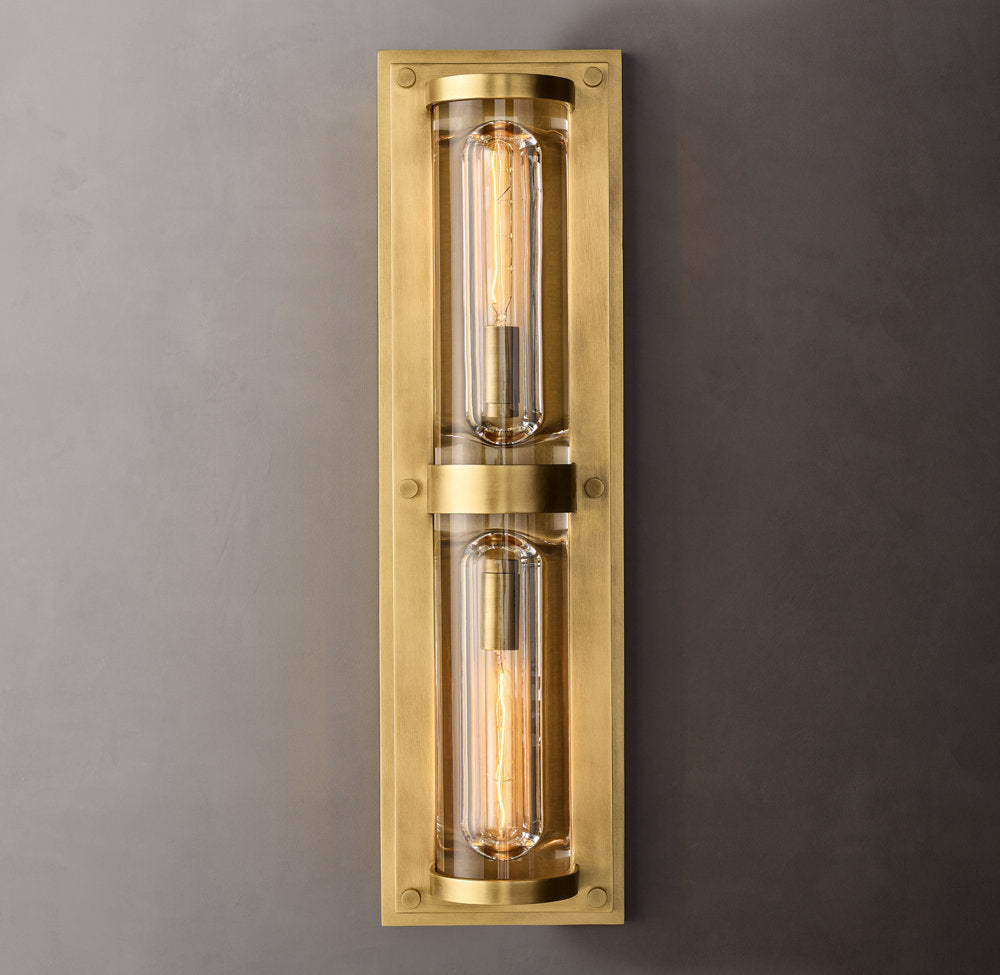 Outdoor K9 Crystal Linear Sconce