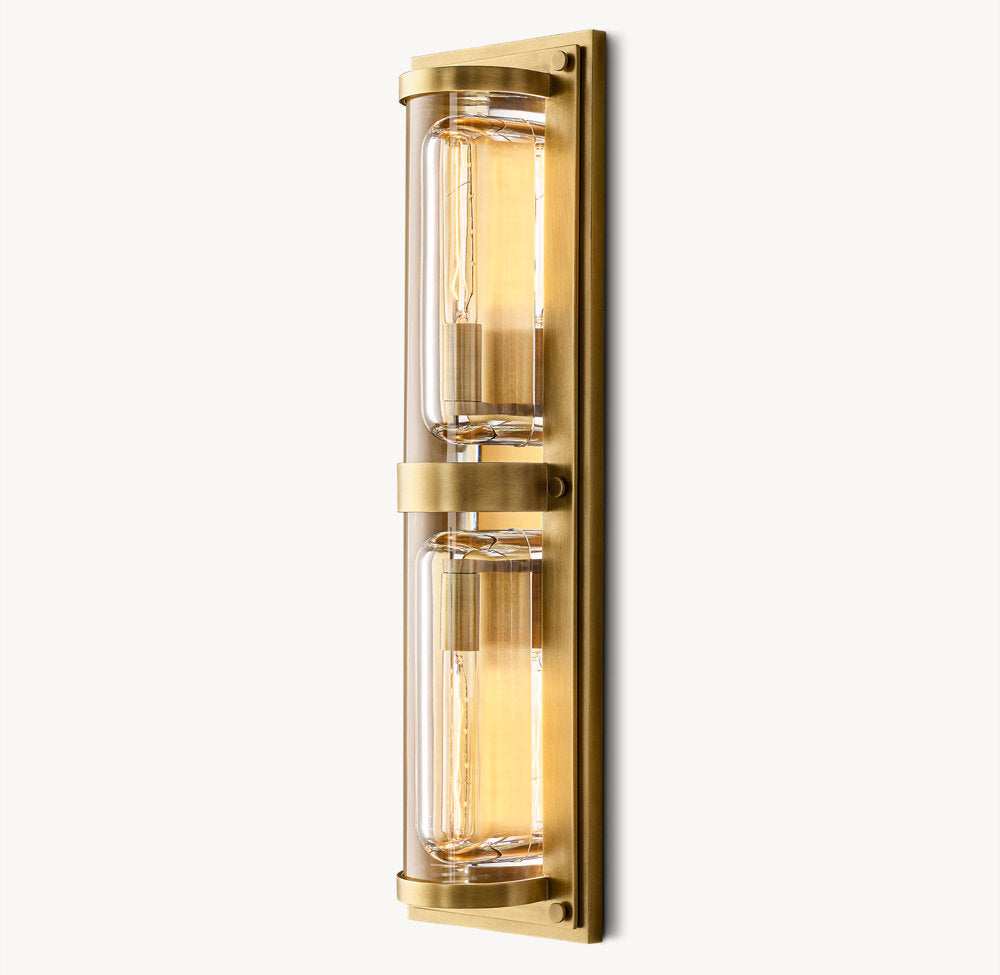 Outdoor K9 Crystal Linear Sconce
