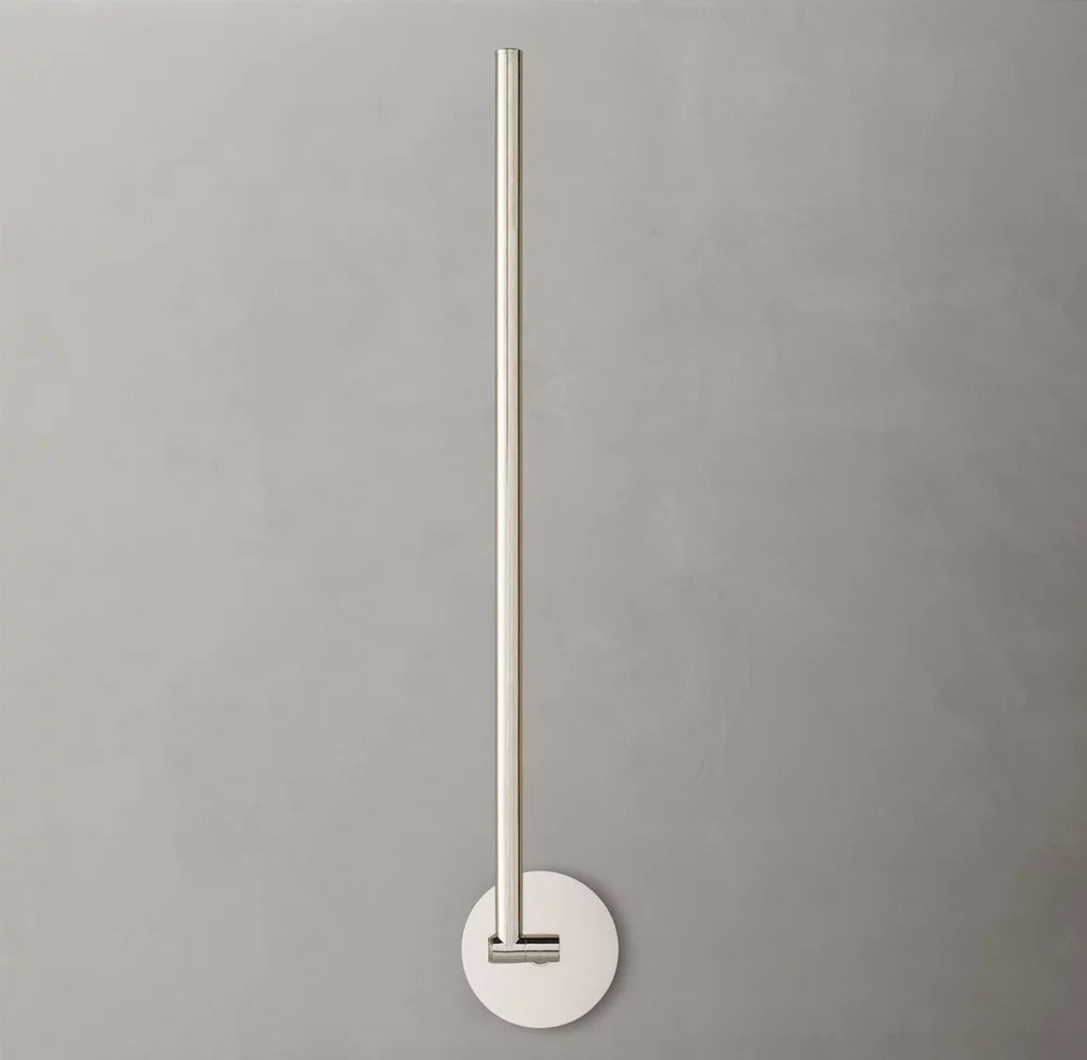 Pivoting Brass LED Task Sconce