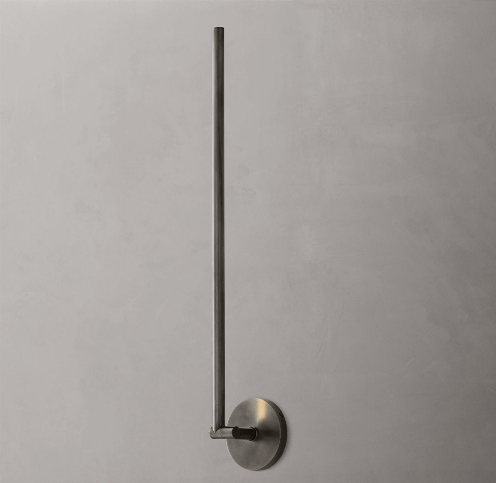 Pivoting Brass LED Task Sconce