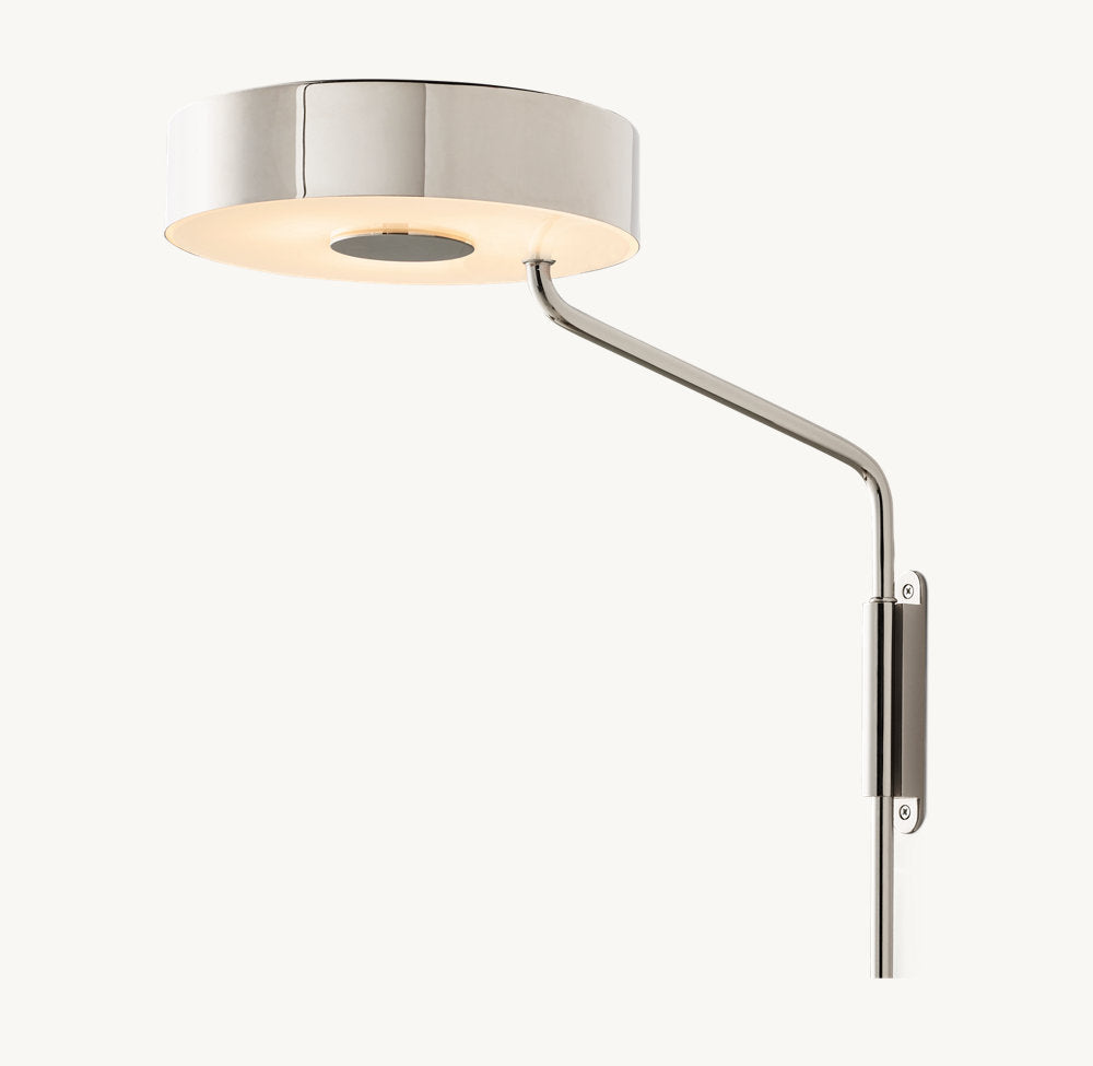 Plug-In Brass Rotating Task Sconce