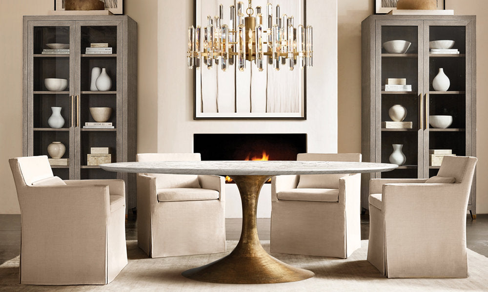 Polished K9 Prism Brass Ring Chandelier