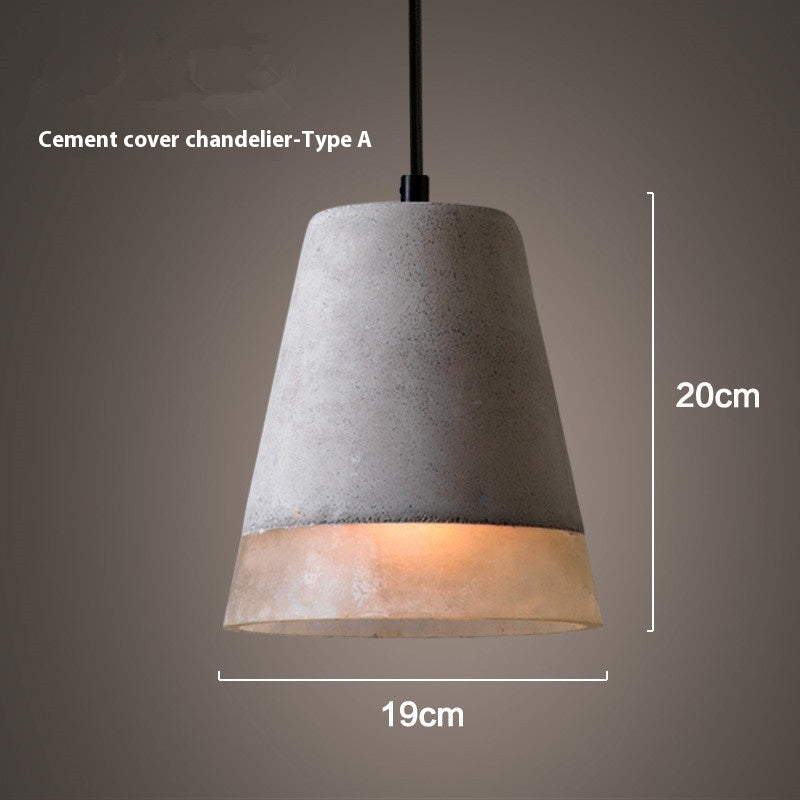 Retro Cement Corridor Wall Light / Gray C