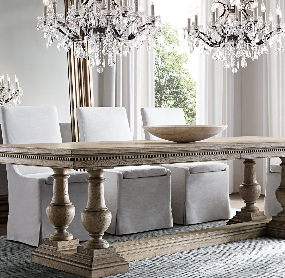 Rococo Crystal Candle Chandelier