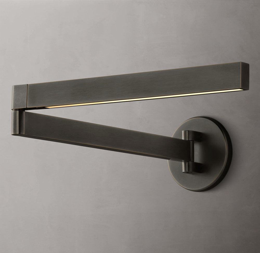 Slim Pivot LED Reading Sconce