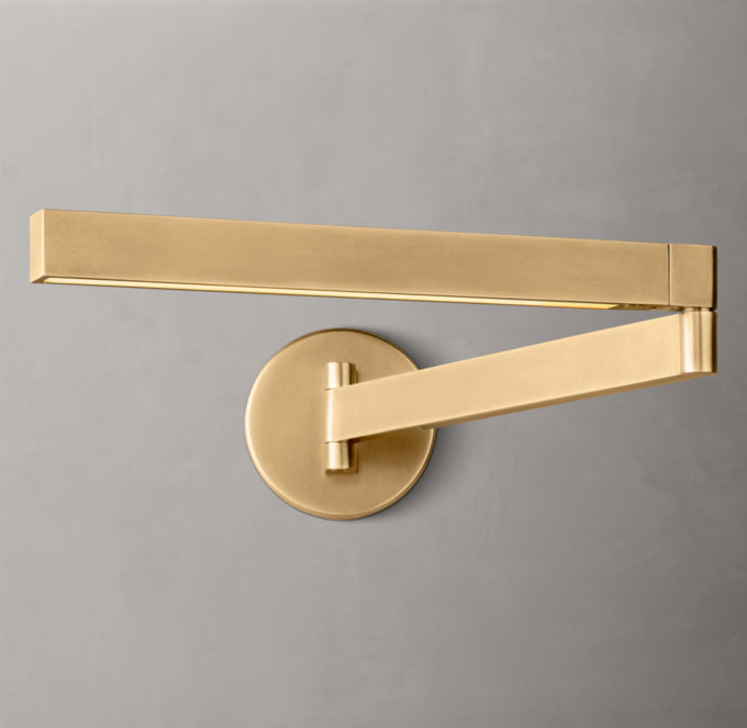 Slim Pivot LED Reading Sconce