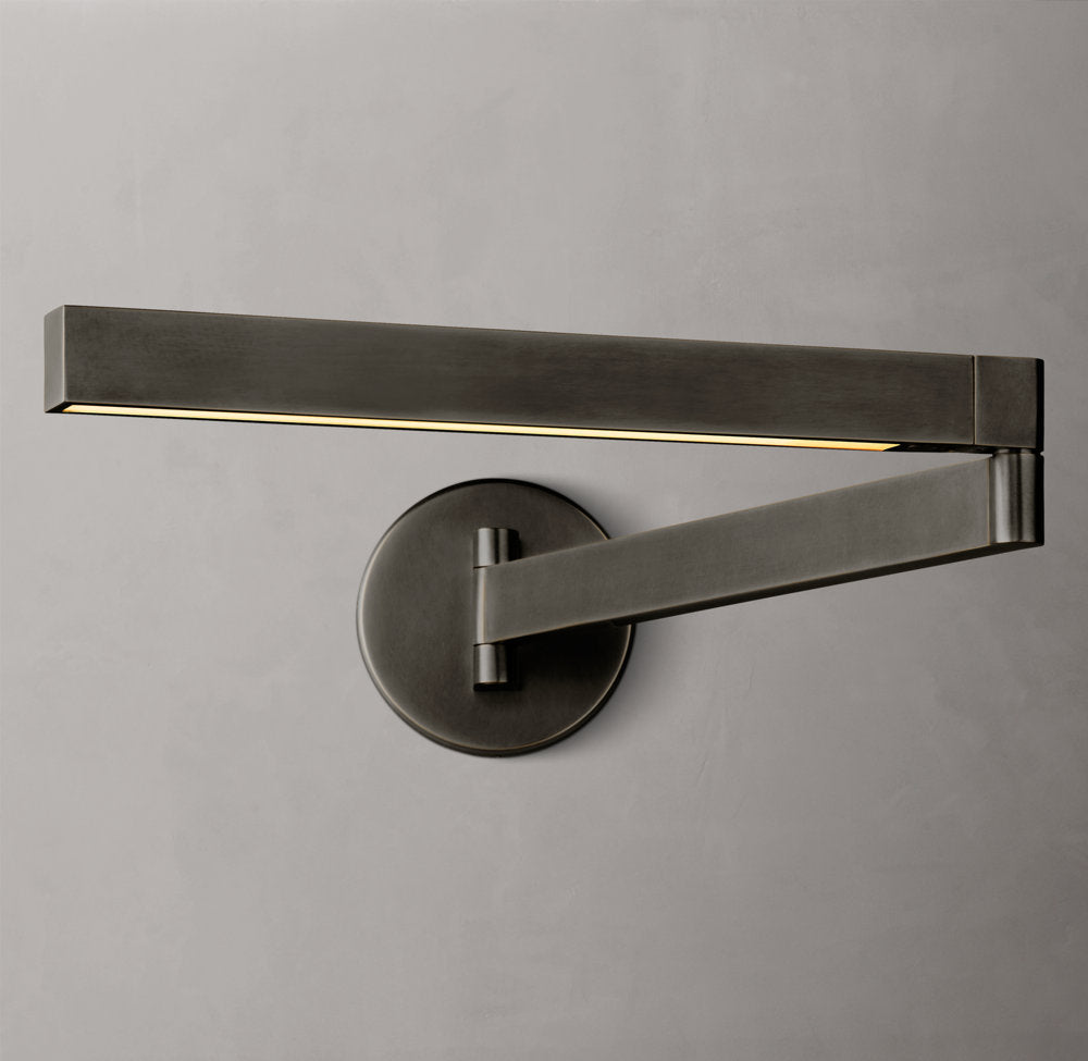 Slim Pivot LED Reading Sconce