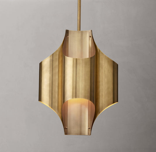 Solid Brass Cathedral Lantern Pendant