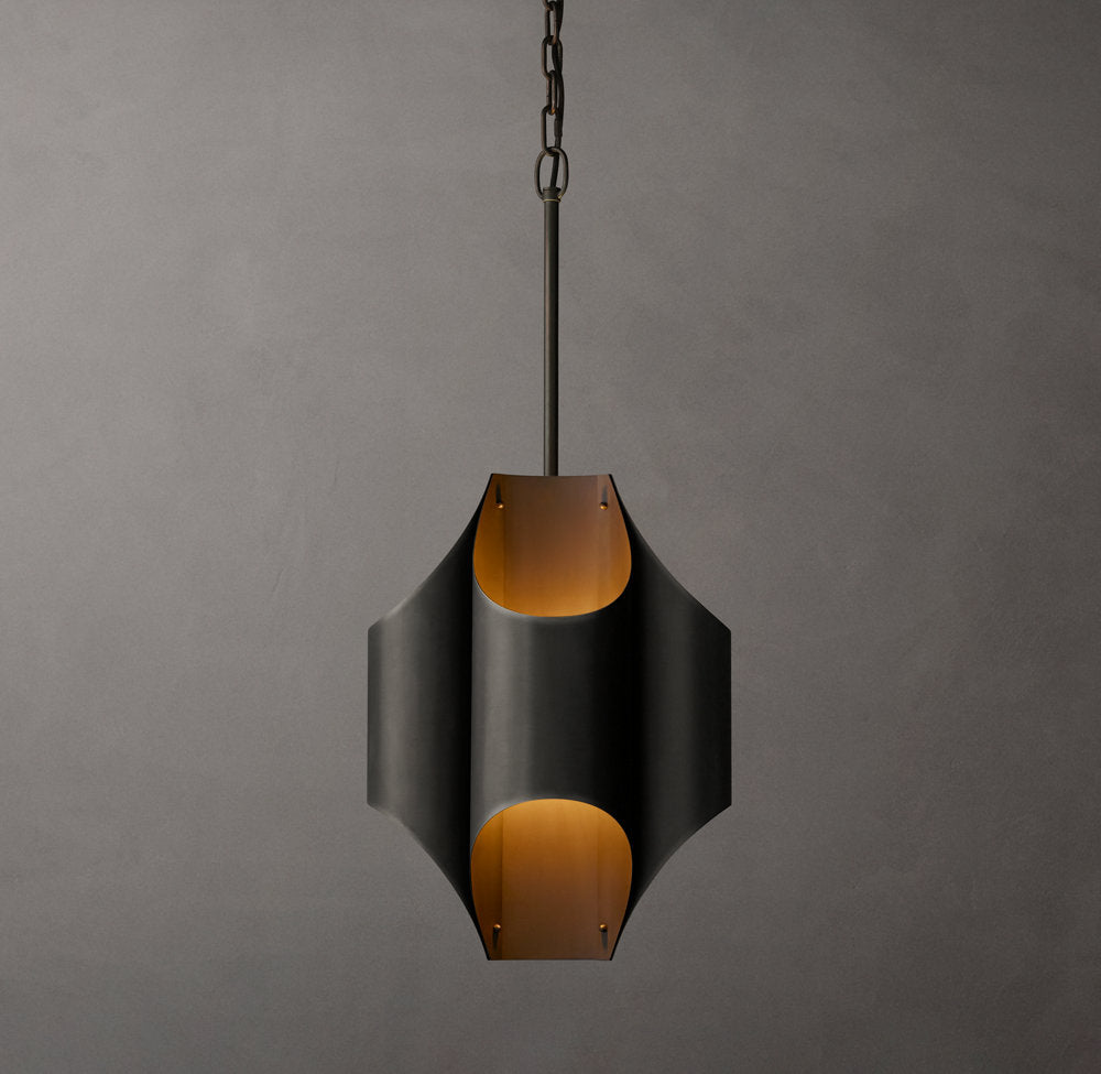 Solid Brass Cathedral Lantern Pendant