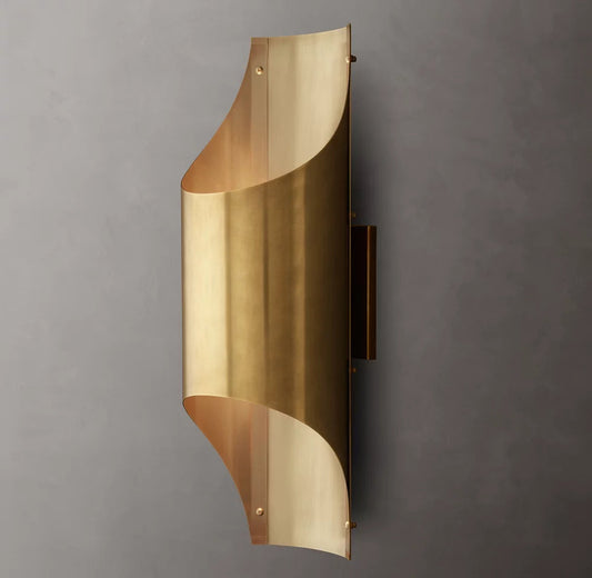 Solid Brass Cathedral Wall Sconce