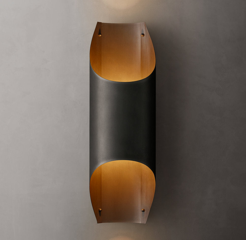 Solid Brass Cathedral Wall Sconce
