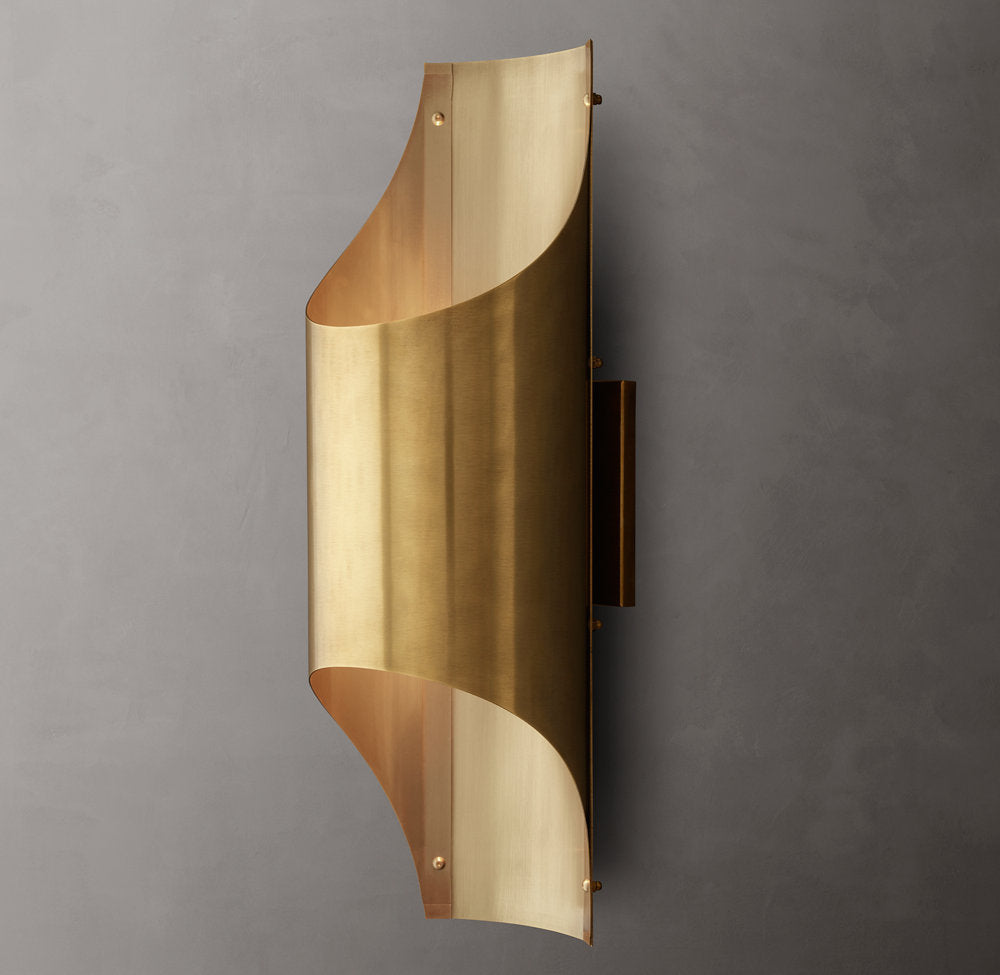 Solid Brass Cathedral Wall Sconce