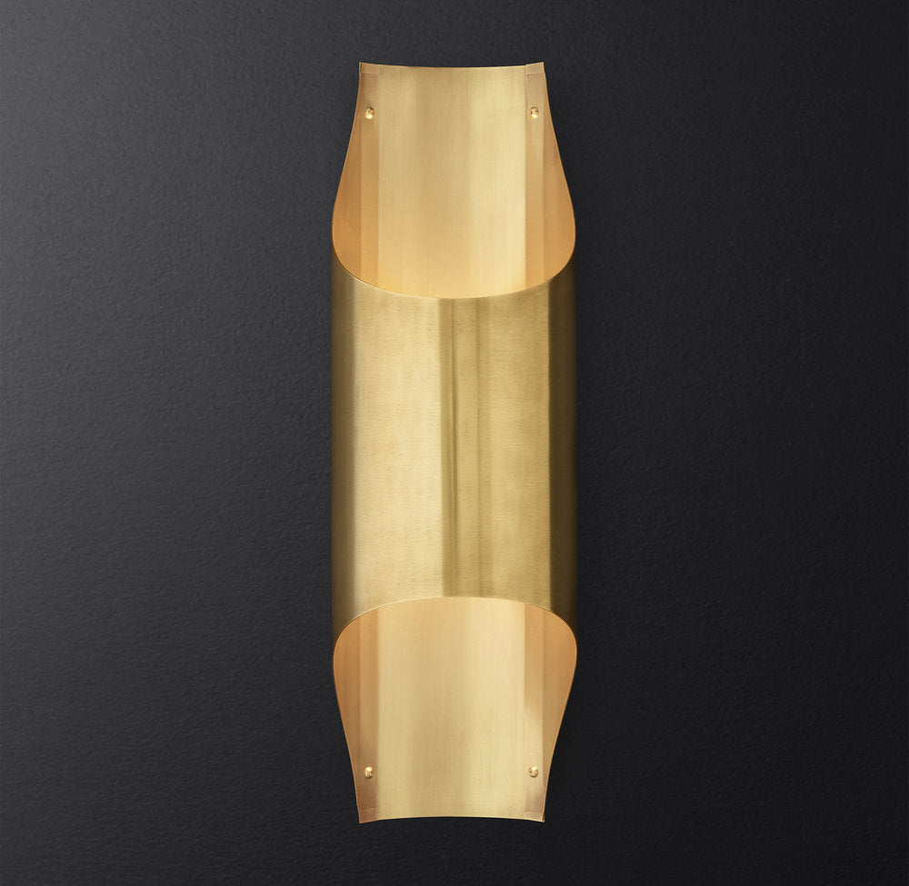 Solid Brass Cathedral Wall Sconce