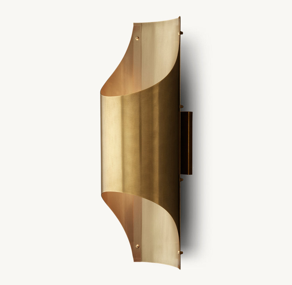 Solid Brass Cathedral Wall Sconce