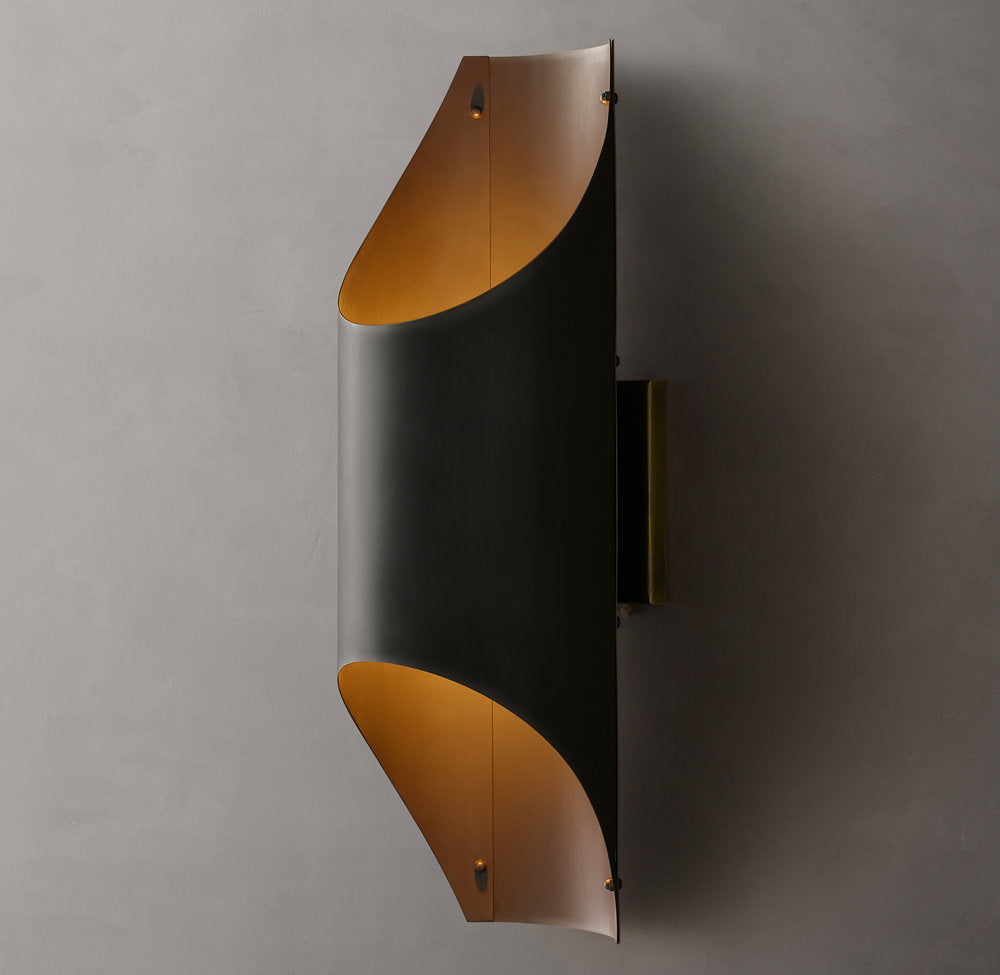 Solid Brass Cathedral Wall Sconce