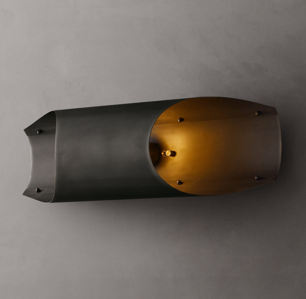 Solid Brass Cathedral Wall Sconce