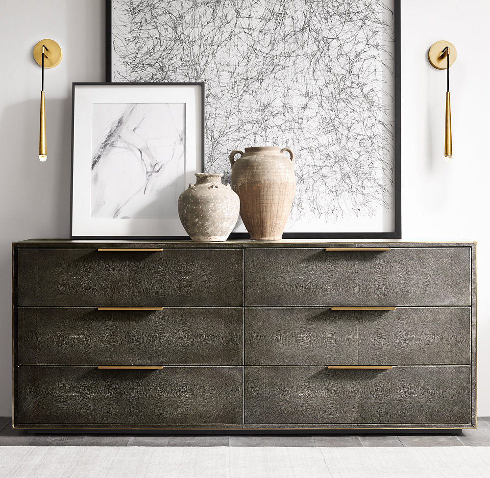 Solid Brass LED Torch Sconce