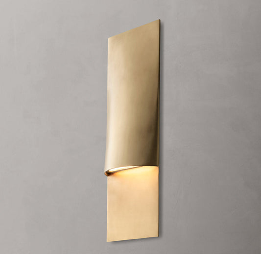 Solid Brass Linear LED Outdoor Sconce