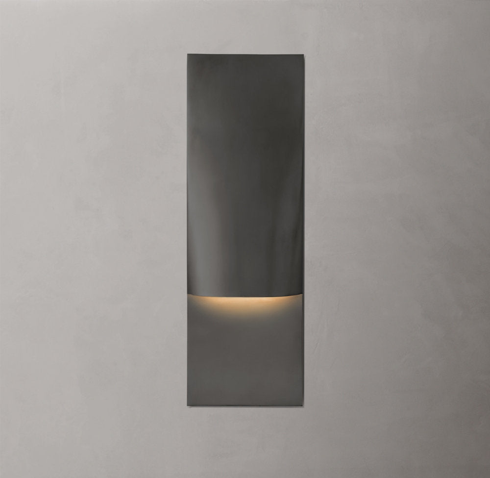 Solid Brass Linear LED Outdoor Sconce