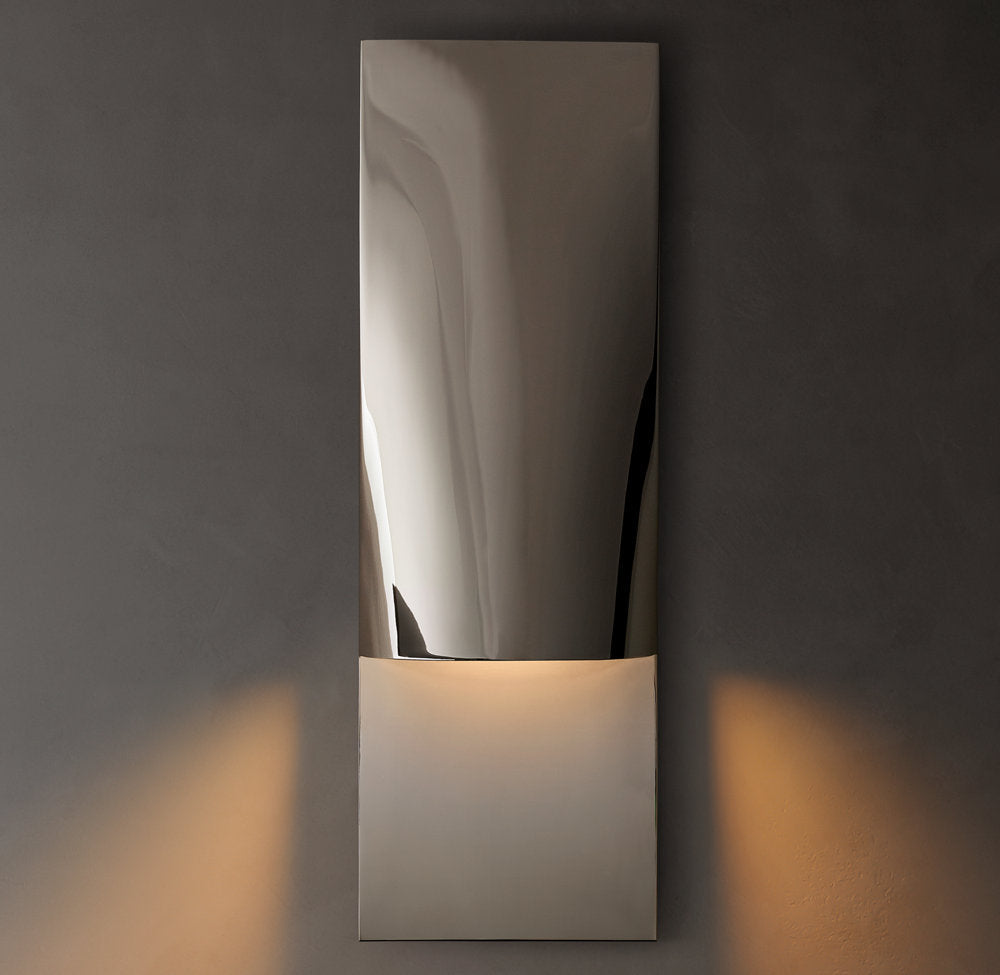 Solid Brass Linear LED Outdoor Sconce