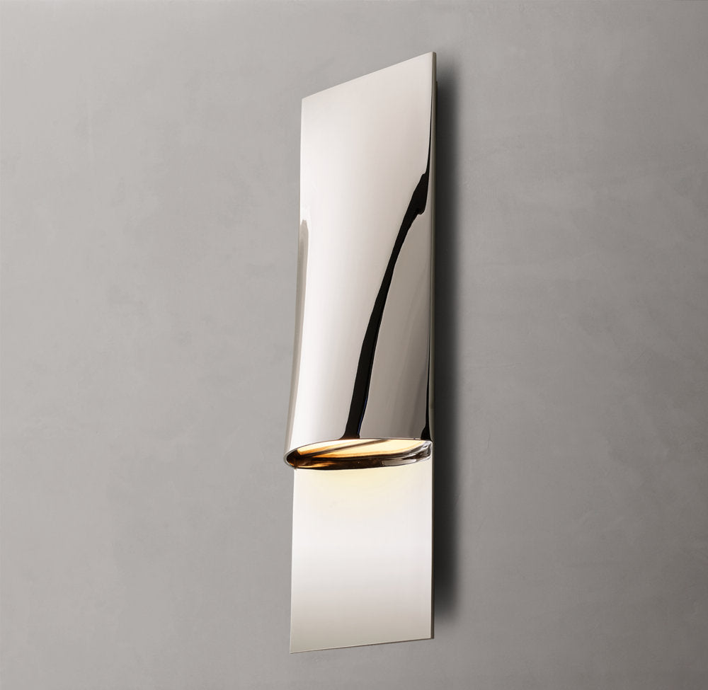 Solid Brass Linear LED Outdoor Sconce