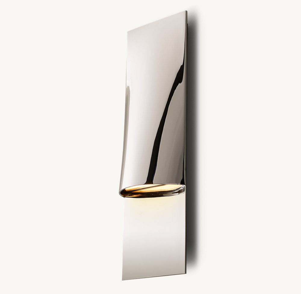 Solid Brass Linear LED Outdoor Sconce