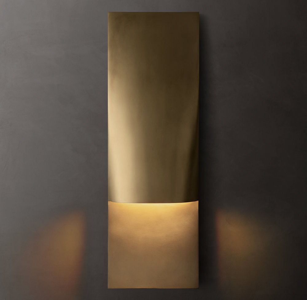 Solid Brass Linear LED Outdoor Sconce