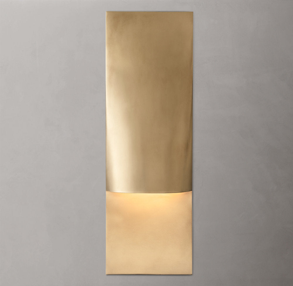Solid Brass Linear LED Outdoor Sconce