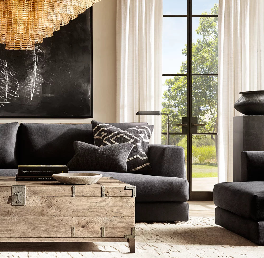 Textured Cast Glass Grand Chandelier