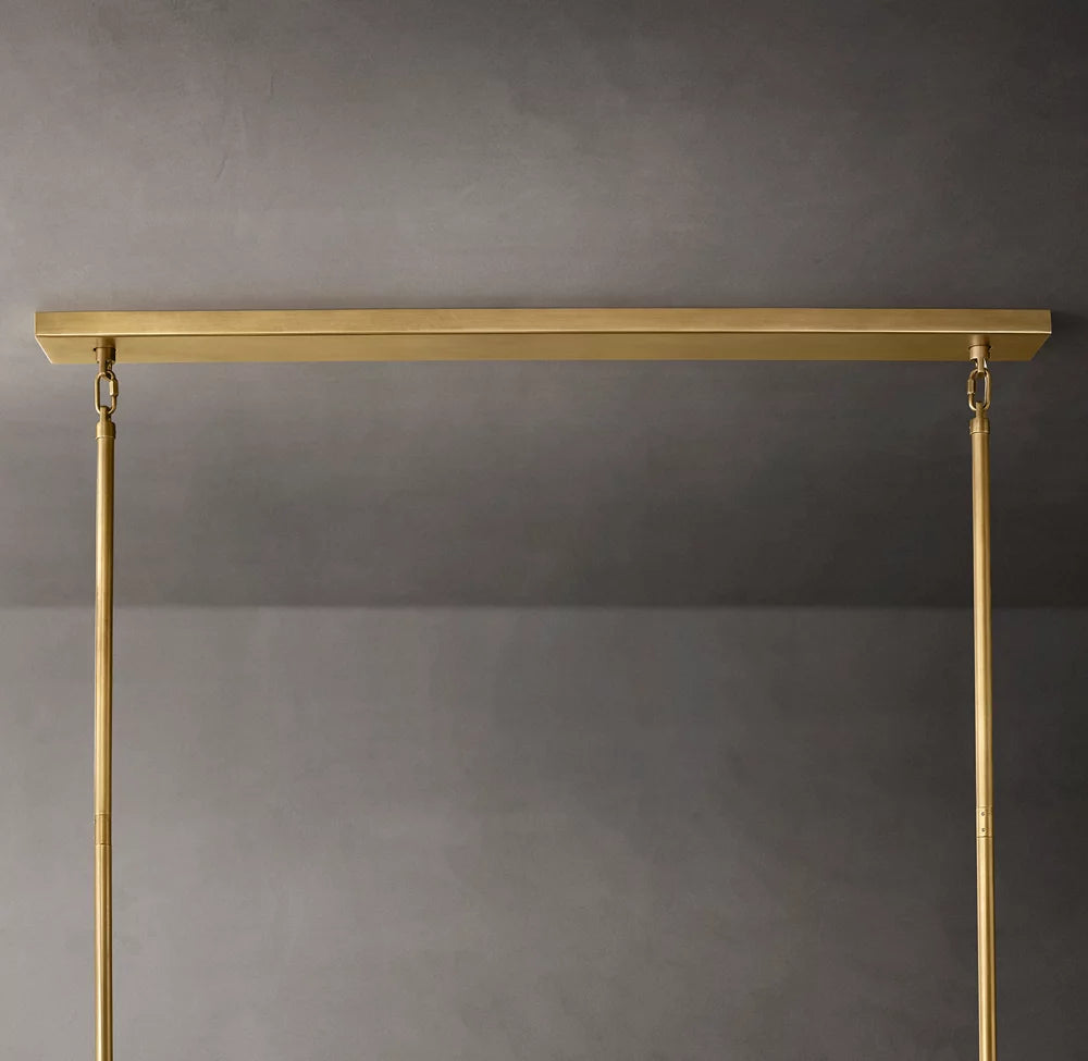 Tiered Smoke Glass Island Crown Chandelier