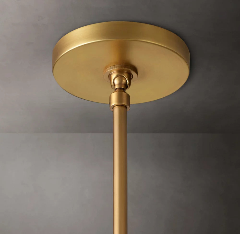 Ultra-Warm Artisan Glass Cylinder Pendant