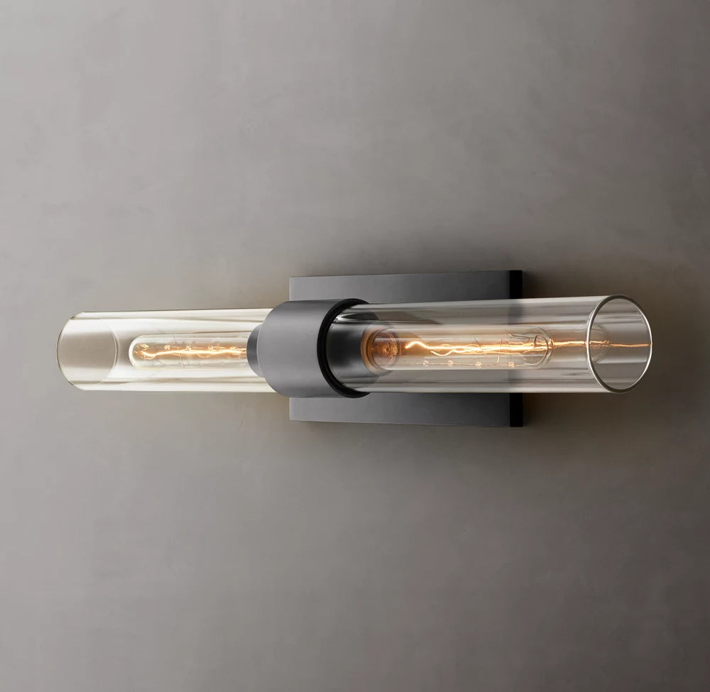 Ultra-Warm Blown Glass Linear Sconce