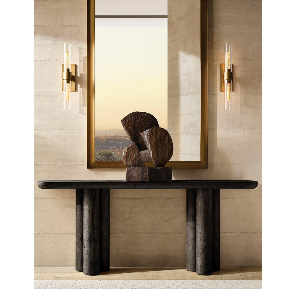 Ultra-Warm Blown Glass Linear Sconce