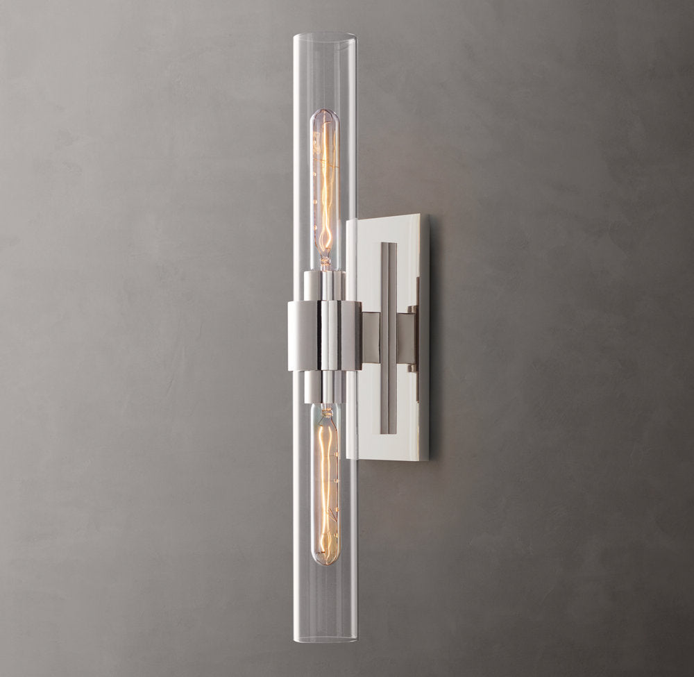 Ultra-Warm Blown Glass Linear Sconce