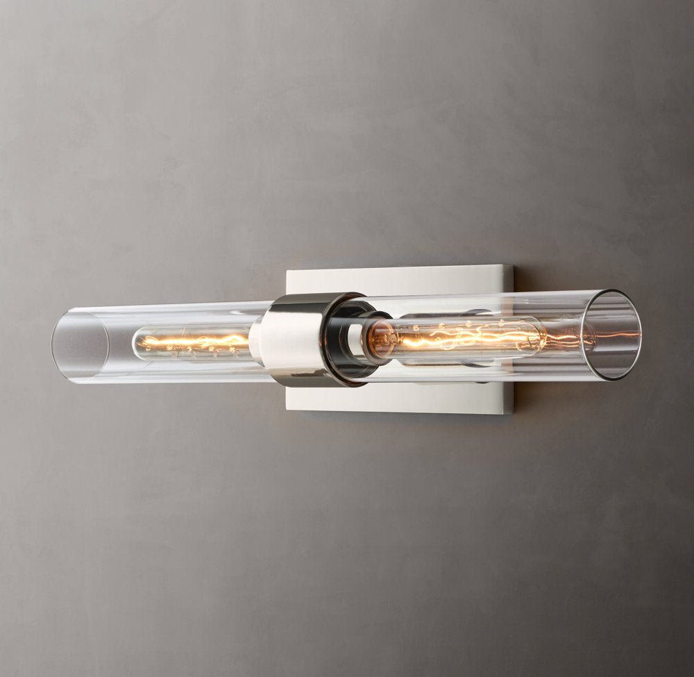 Ultra-Warm Blown Glass Linear Sconce