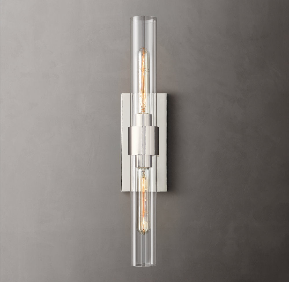 Ultra-Warm Blown Glass Linear Sconce