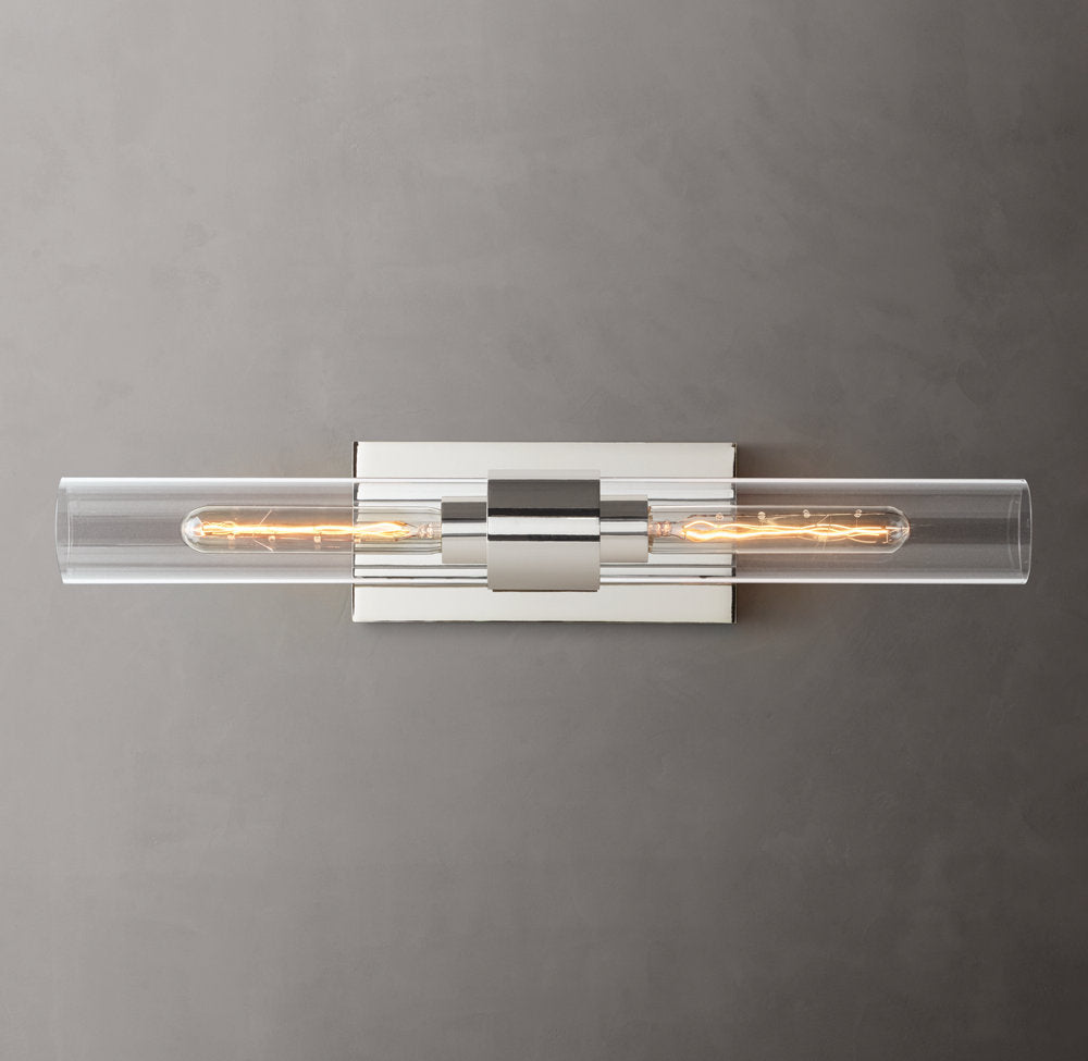 Ultra-Warm Blown Glass Linear Sconce