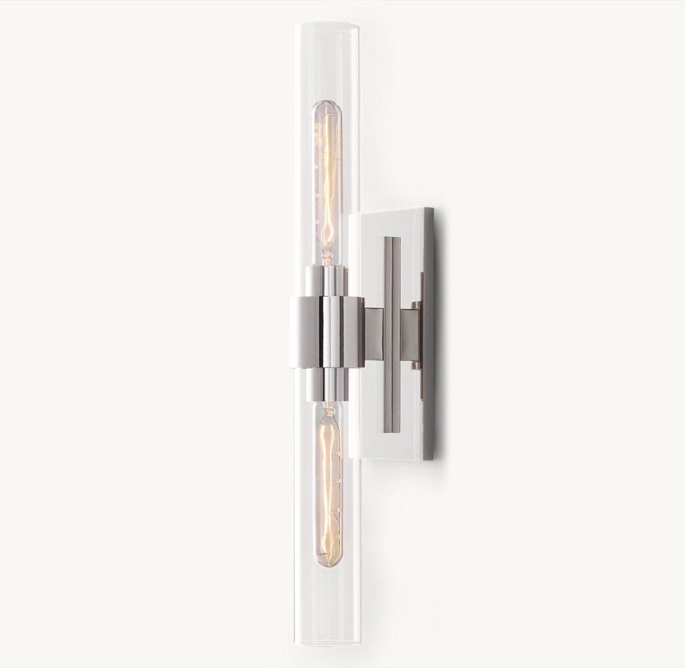 Ultra-Warm Blown Glass Linear Sconce