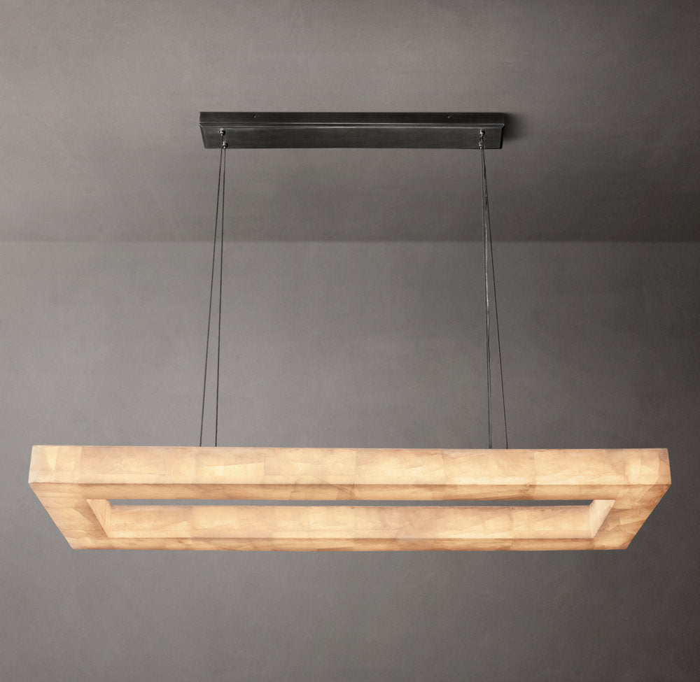Ultra-Warm Calcite Island Chandelier