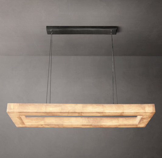 Ultra-Warm Calcite Island Chandelier