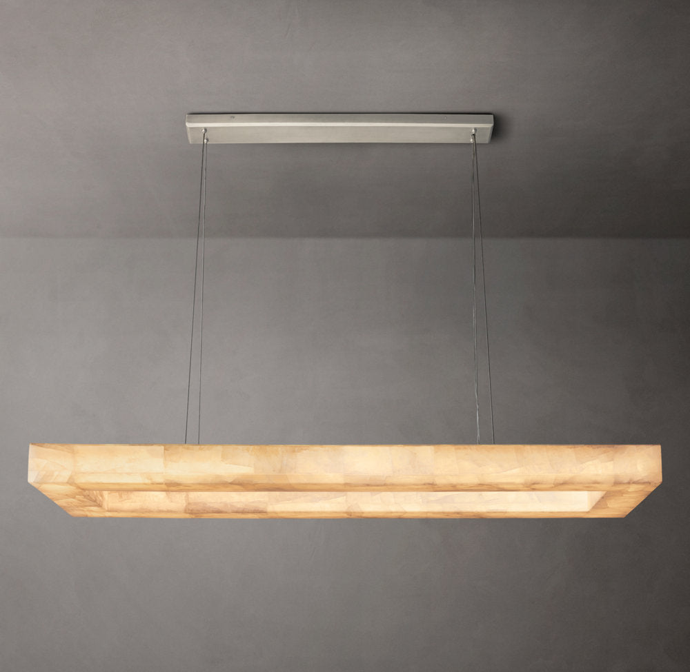Ultra-Warm Calcite Island Chandelier